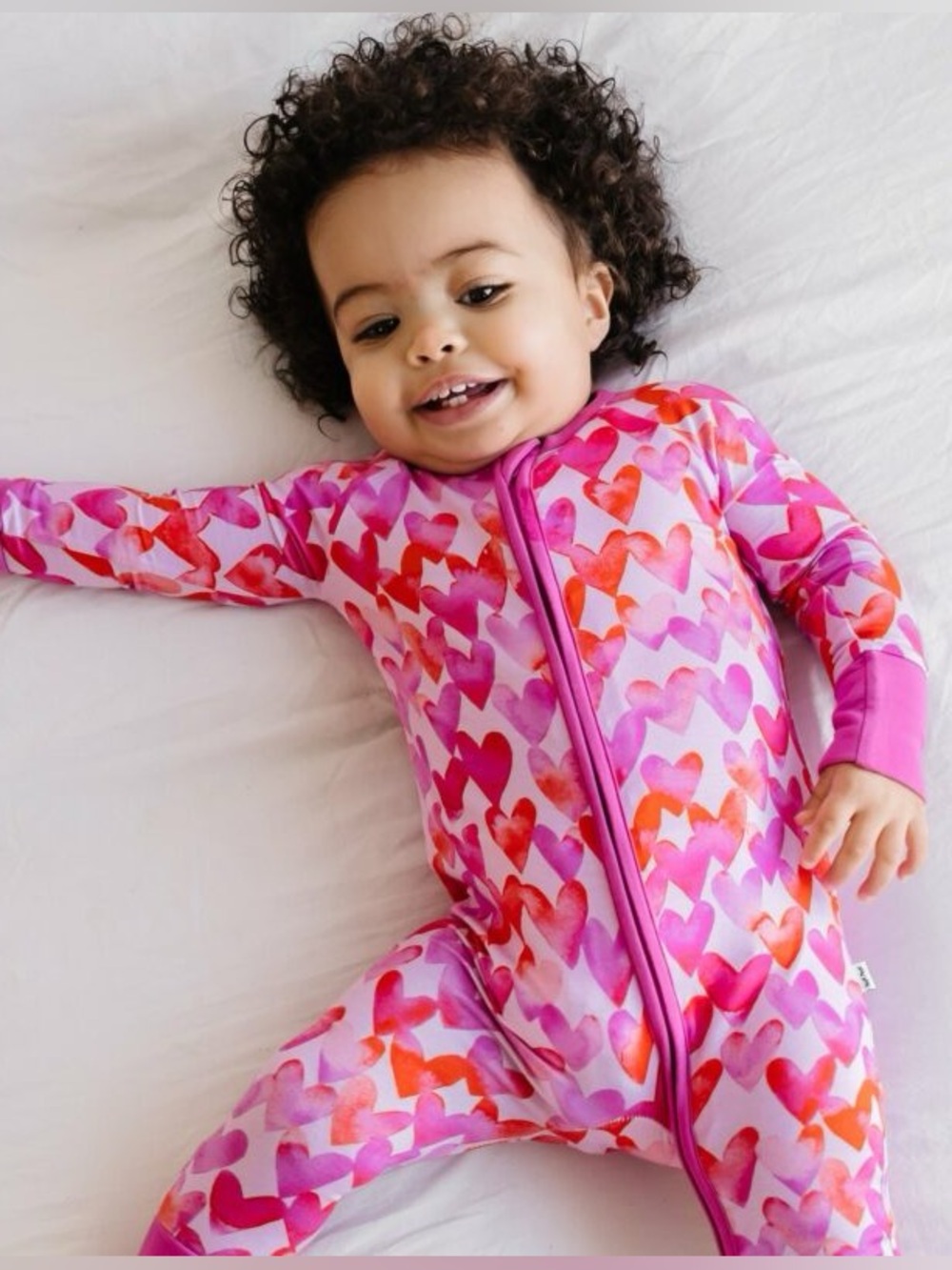 LITTLE SLEEPIES HEART VALENTINES FOOTIE